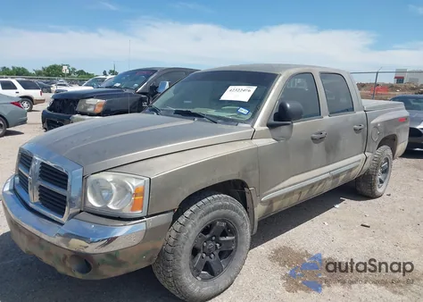 2006 Dodge Dakota Laramie из США, поврежденный, VIN 1D3HW58J86S611250